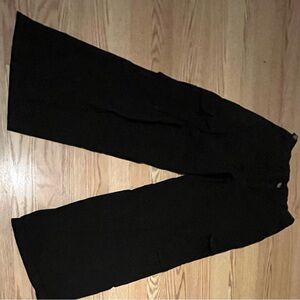 Black Wide-Leg Pants